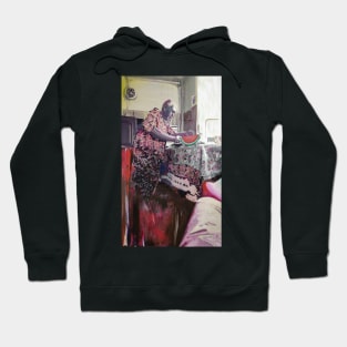 Watermelon for lunch painting Hoodie